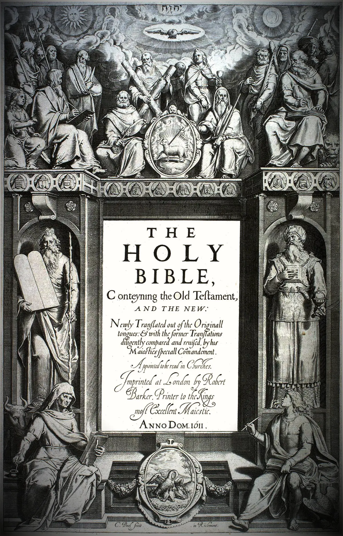 The English Bible becomes familiar while the older assumptions remain.